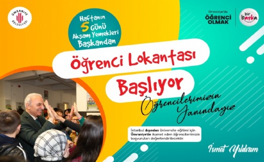 ‘Öğrenci Lokantası’ Ümraniye’de hizmete giriyor