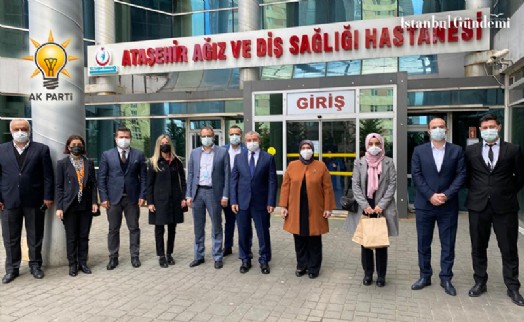 İSMAİL ERDEM VE HEYETİNDEN SAĞLIK ÇALIŞANLARINA ANLAMLI ZİYARET