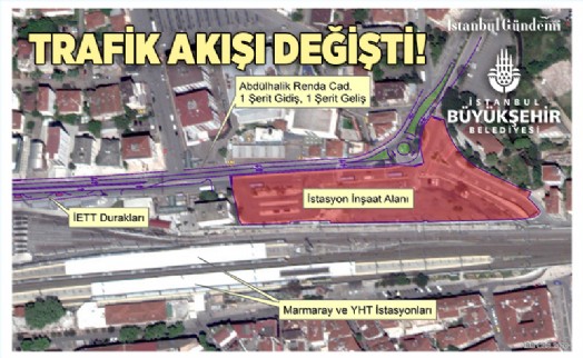 PENDİK – KAYNARCA METROSU İÇİN TRAFİK DÜZENLEMESİ YAPILDI