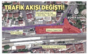 PENDİK – KAYNARCA METROSU İÇİN TRAFİK DÜZENLEMESİ YAPILDI