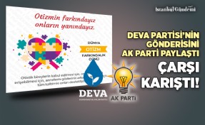 DEVA PARTİSİ’NİN GÖNDERİSİNİ AK PARTİ PAYLAŞTI!