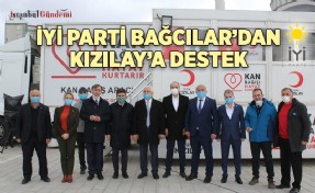 İYİ PARTİ BAĞCILAR'DAN KIZILAY'A KAN BAĞIŞI DESTEĞİ