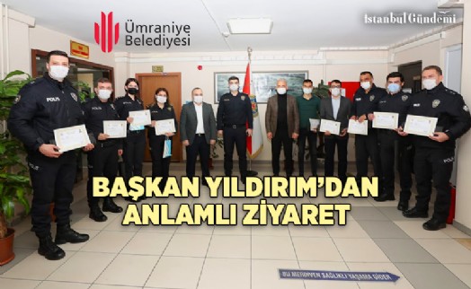 BAŞKAN YILDIRIM’DAN EMNİYET MENSUPLARINA ZİYARET