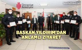 BAŞKAN YILDIRIM’DAN EMNİYET MENSUPLARINA ZİYARET