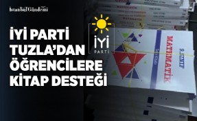 İYİ PARTİ TUZLA’DAN ÖĞRENCİLERE KİTAP DESTEĞİ