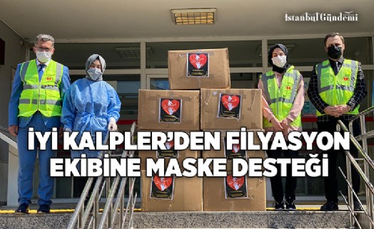 İYİ KALPLER DERNEĞİ’NDEN BAYRAMPAŞA COVİD MERKEZİ’NE 5 BİN ADET DLR MASKE DESTEĞİ