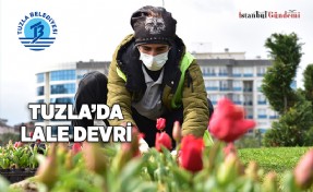 TUZLA’NIN YEŞİL ALANLARI BİNLERCE LALE İLE SÜSLENİYOR