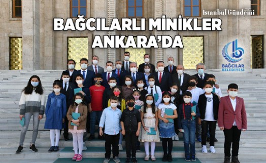 BAĞCILARLI ÇOCUKLAR, 23 NİSAN’IN COŞKUSUNU ANKARA’DA YAŞADI