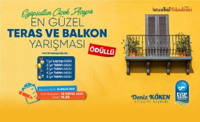 EYÜPSULTAN’IN EN GÜZEL BALKON VE TERASI BELLİ OLUYOR