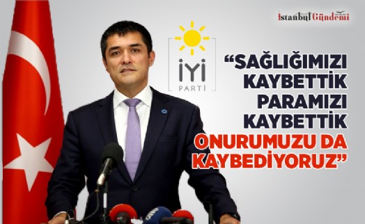 BUĞRA KAVUNCU: “ONURUMUZU KAYBEDİYORUZ”