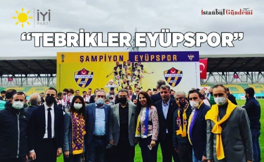 ŞAMPİYON EYÜPSPOR, KUPASINI ALDI