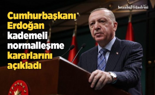 CUMHURBAŞKANI ERDOĞAN KABİNE TOPLANTISI SONRASINDA YENİ ALINAN KARARLARI AÇIKLADI