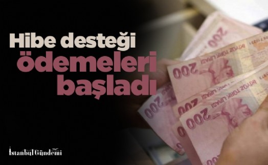 Hibe desteği ödemeleri başladı