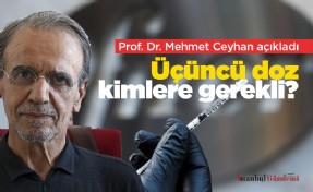 Üçüncü doz kimlere gerekli? - Prof. Dr. Mehmet Ceyhan açıkladı