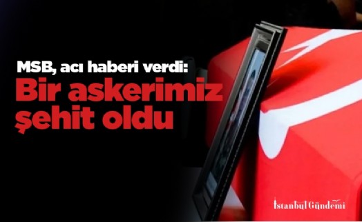 MSB, acı haberi verdi: Bir askerimiz şehit oldu