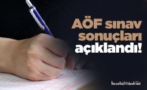 AÖF sınav sonuçları açıklandı!