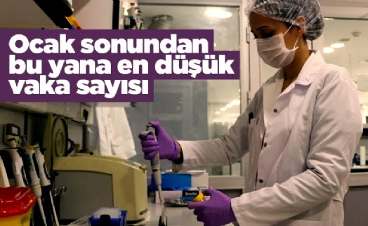 Ocak sonundan bu yana en düşük vaka sayısı