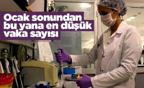Ocak sonundan bu yana en düşük vaka sayısı