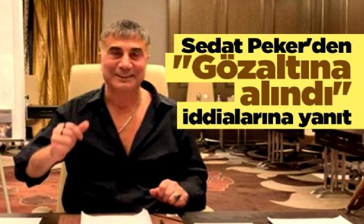 Sedat Peker'den 'Gözaltına alındı' iddialarına yanıt