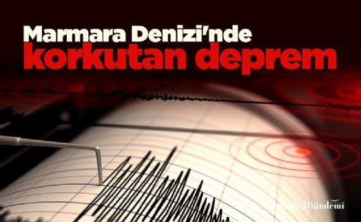 Son dakika depremleri: Marmara Denizi'nde 3.1 büyüklüğünde deprem