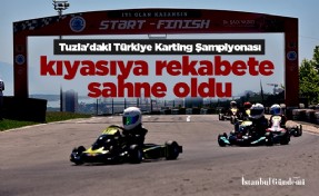 Tuzla'daki Türkiye Karting Şampiyonası kıyasıya rekabete sahne oldu