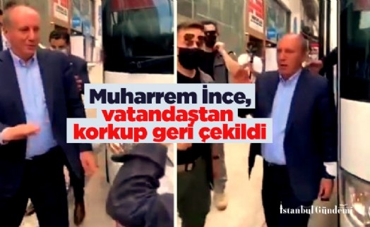İl binası açılışına giden Muharrem İnce, vatandaştan korkup geri çekildi
