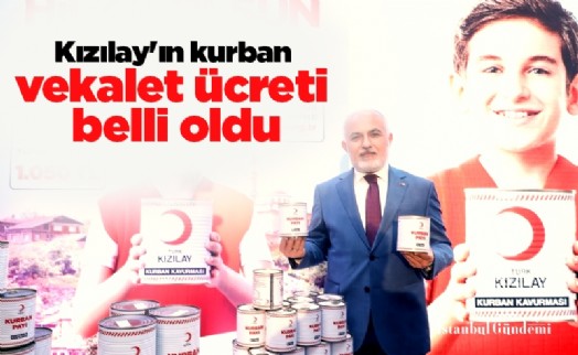 Kızılay'ın kurban vekalet ücreti belli oldu