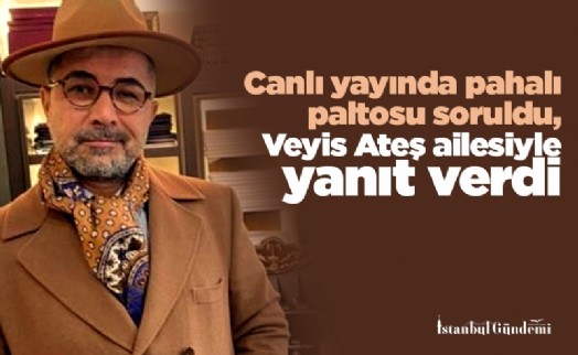 Canlı yayında pahalı paltosu soruldu, Veyis Ateş ailesiyle yanıt verdi