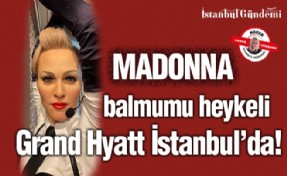 Madonna’nın balmumu heykeli Grand Hyatt İstanbul’da