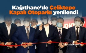 Kağıthane’de Çeliktepe Kapalı Otoparkı yenilendi