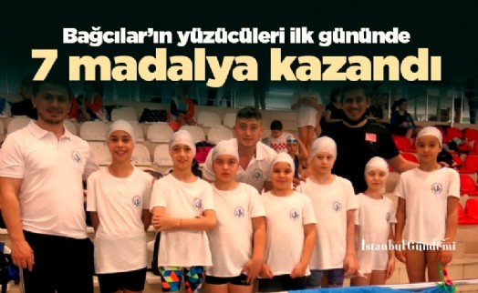 Bağcılar’ın yüzücüleri ilk gününde 7 madalya kazandı