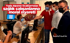 Tuzla Alperen Ocakları’ndan sağlık çalışanlarına moral ziyareti