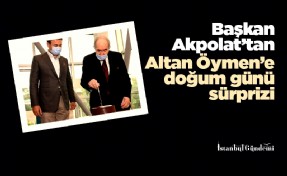 Başkan Akpolat’tan Altan Öymen’e doğum günü sürprizi