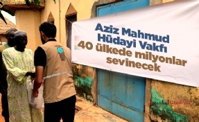 Aziz Mahmud Hüdayi Vakfı 40 ülkede milyonlar sevinecek