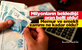 Milyonların beklediği oran belli oldu! Memur ve emekli zammı ne kadar oldu?