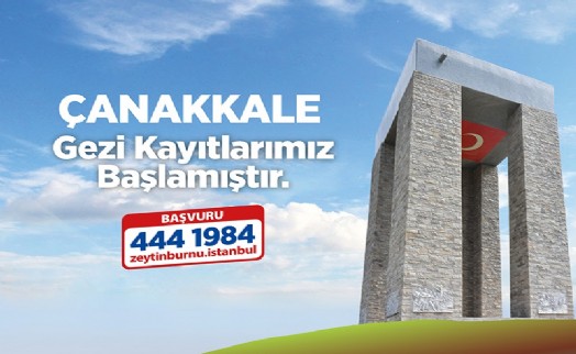 Zeytinburnu’nda Çanakkale Şehitlik ziyareti kayıtları başladı