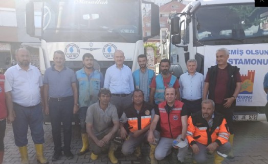 Kastamonu ve Sinop’ta afetzedelere yardım eden ekipler Zeytinburnu’na döndü