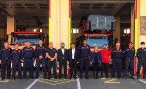 Başkan Cüneyt Şahin itfaiyecilerle bir araya geldi