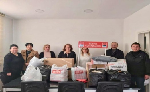 CHP Sarıyer’den Doğu’ya yardım eli