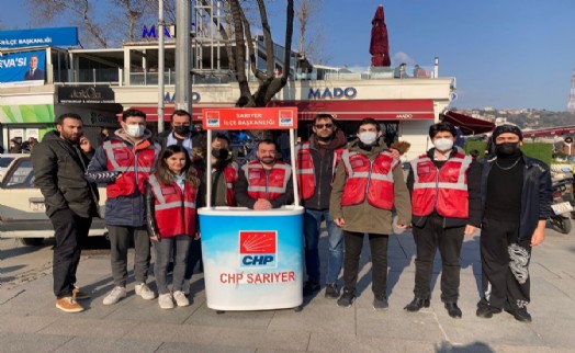 CHP Sarıyer gençliğinde saha çalışmaları sürüyor