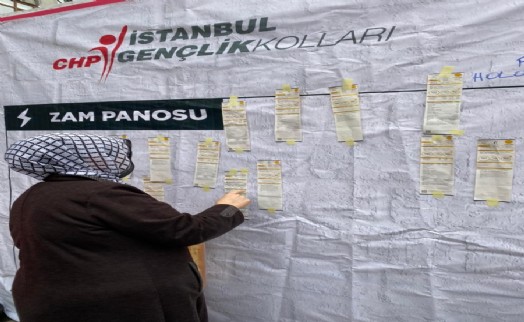 Maltepeliler faturalarını zam duvarına astı