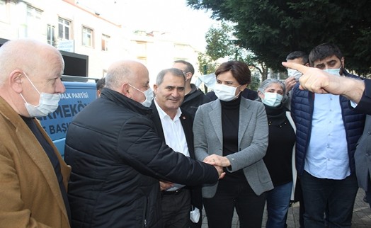 Canan Kaftancıoğlu Çekmeköy esnafının dertlerini dinledi