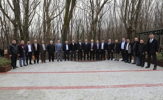 Başkan Mevlüt Öztekin muhtarlarla buluştu