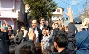 Çocuklardan Başkan Zeynel Kızılkaya’ya yoğun ilgi