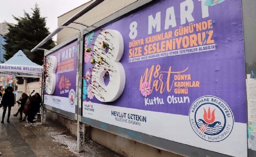 Kağıthane Belediyesi’nden Kadınlar Günü’ne özel çalışma