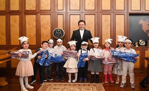 Tuzlalı miniklerden Başkan Yazıcı’ya ziyaret