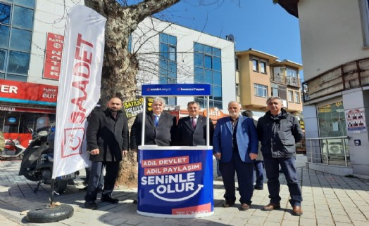 Saadet Partisi Tuzlalıların gönlüne dokunuyor