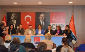CHP Kartal'dan basın açıklaması ‘10 kadından 4’ü en erkek şiddetine maruz kalıyor’