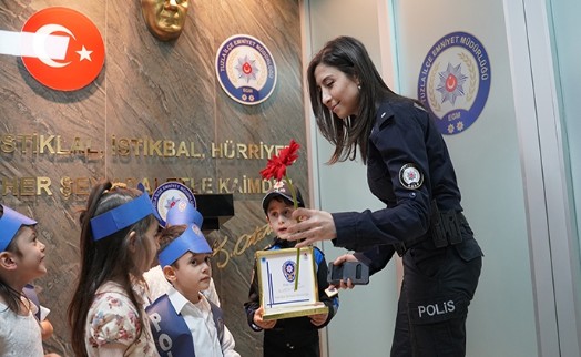 Tuzlalı miniklerden özel ziyaret