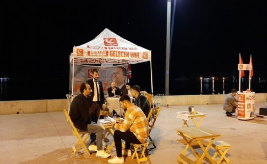 Yeniden Refah Partisi Tuzla’da gece gündüz sahada